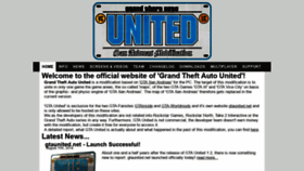What Gtaunited.net website looked like in 2018 (5 years ago)
