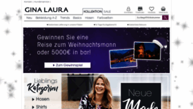 What Gina-laura.com website looked like in 2018 (5 years ago)
