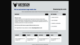 What Greybison.com website looked like in 2018 (5 years ago)