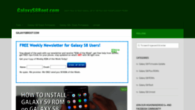 What Galaxys8root.com website looked like in 2018 (7 years ago)
