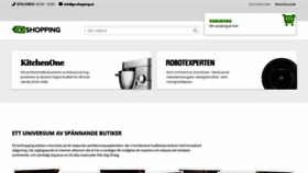 What Go-shopping.se website looked like in 2018 (5 years ago)