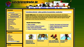 What Gutscheinvordrucke.de website looked like in 2018 (5 years ago)