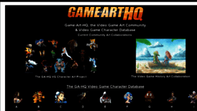 What Game-art-hq.com website looked like in 2018 (5 years ago)