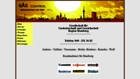 What Gascontrol.de website looked like in 2018 (5 years ago)
