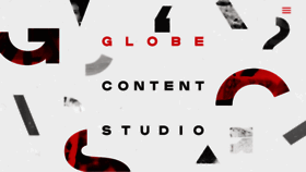 What Globecontent.studio website looked like in 2018 (5 years ago)