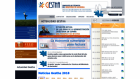 What Gestha.es website looked like in 2018 (5 years ago)