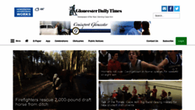 What Gloucestertimes.com website looked like in 2018 (5 years ago)