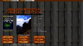 What Ghosttowns.com website looked like in 2018 (5 years ago)