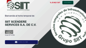 What Gruposiit.com.mx website looked like in 2018 (5 years ago)