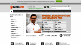 What Gastro-hero.fr website looked like in 2018 (5 years ago)