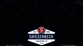 What Griesenbeck.com website looked like in 2018 (5 years ago)