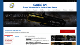 What Gaussteam.com website looked like in 2018 (5 years ago)