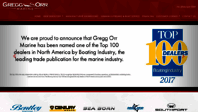 What Greggorrmarinedestin.com website looked like in 2018 (5 years ago)