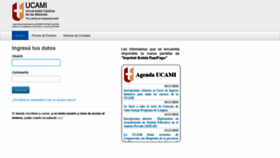 What Guarani.ucami.edu.ar website looked like in 2018 (5 years ago)