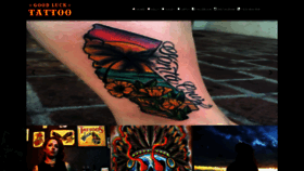 What Goodlucktattoos.com website looked like in 2018 (5 years ago)