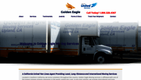 What Goldeneaglemoving.com website looked like in 2018 (5 years ago)