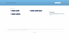 What G-landsurfcamp.com website looked like in 2018 (5 years ago)
