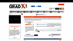 What Gradx.net website looked like in 2018 (5 years ago)