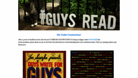 What Guysread.com website looked like in 2018 (5 years ago)