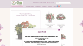 What Glasflorist.com website looked like in 2018 (5 years ago)