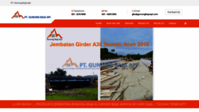 What Gunungbajaapi.com website looked like in 2018 (6 years ago)