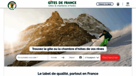 What Gites-de-france.com website looked like in 2018 (5 years ago)