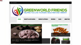 What Greenworldfriends.com website looked like in 2018 (5 years ago)
