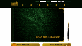What Goldnib.org website looked like in 2018 (5 years ago)