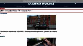 What Gazzettadiparma.it website looked like in 2018 (5 years ago)