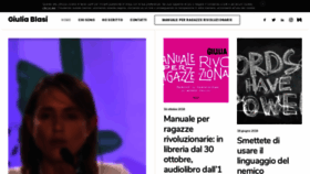 What Giuliablasi.it website looked like in 2018 (5 years ago)