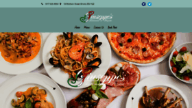 What Giuseppesitalianrestaurant.co.uk website looked like in 2018 (5 years ago)