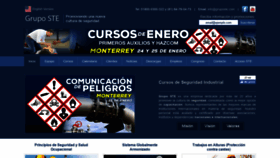 What Gruposte.com website looked like in 2018 (5 years ago)