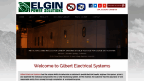 What Gilbertelectricalsystems.com website looked like in 2018 (5 years ago)