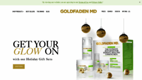 What Goldfadenmd.com website looked like in 2018 (5 years ago)