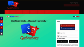 What Gupshupstudy.com website looked like in 2018 (5 years ago)