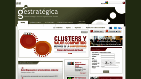 What Gestrategica.org website looked like in 2018 (5 years ago)