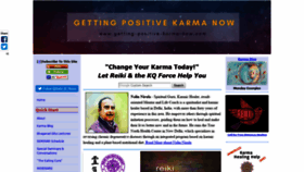 What Getting-positive-karma-now.com website looked like in 2018 (5 years ago)