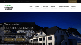 What Guesthousecarina.is website looked like in 2018 (5 years ago)