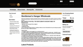 What Gentlemanshangarwholesale.com website looked like in 2018 (5 years ago)
