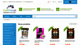 What Guiltfree.pl website looked like in 2018 (6 years ago)