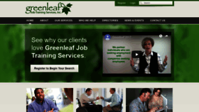 What Greenleafjts.com website looked like in 2019 (5 years ago)