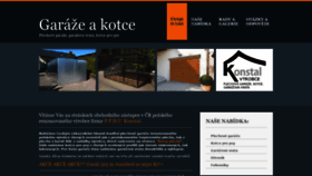 What Garazeakotce.cz website looked like in 2019 (6 years ago)