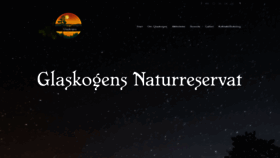 What Glaskogen.se website looked like in 2019 (5 years ago)