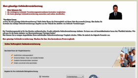 What Gebaeude-versichern.de website looked like in 2019 (5 years ago)