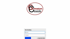What Gymnasium-oesede.net website looked like in 2019 (5 years ago)