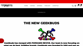 What Geekbuds.com website looked like in 2019 (5 years ago)