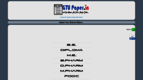 What Gtupaper.in website looked like in 2019 (5 years ago)