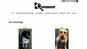 What Gooddogbedbugdetection.com website looked like in 2019 (5 years ago)