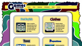 What Gamestolearnenglish.com website looked like in 2019 (5 years ago)
