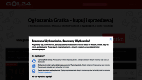 What Gol24.pl website looked like in 2019 (6 years ago)